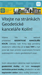 Mobile Screenshot of geodet-kolin.cz
